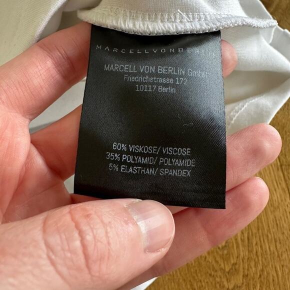 Marcel Von Berlin Tiger and Snake Tee in White - Picture 5 of 7